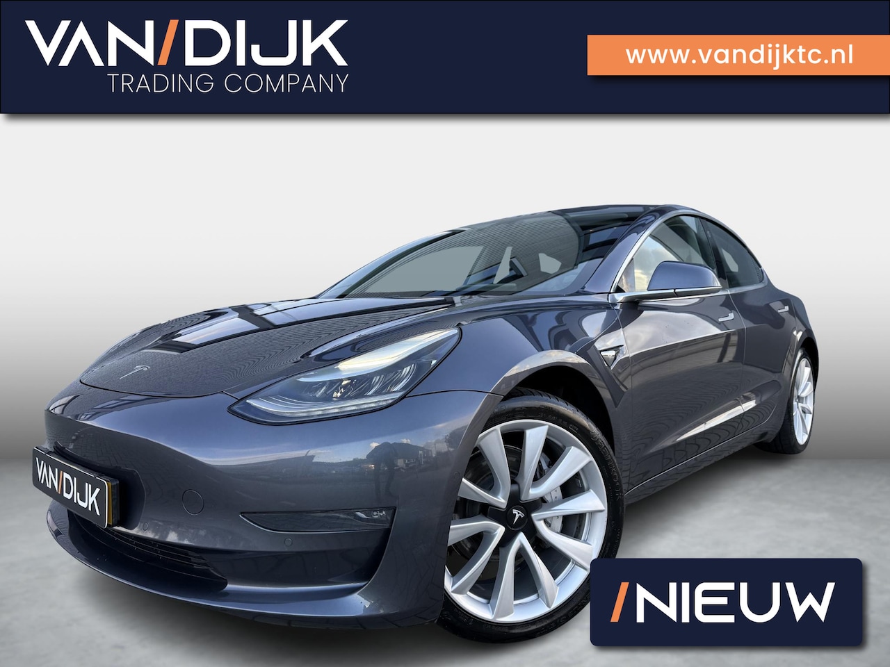Tesla Model 3 - Long Range RWD Long Range AWD 75 kWh SOH 88.8% ✓Full Self Driving ✓Panoramadak ✓Vol Leder ✓360º Camera ✓S - AutoWereld.nl
