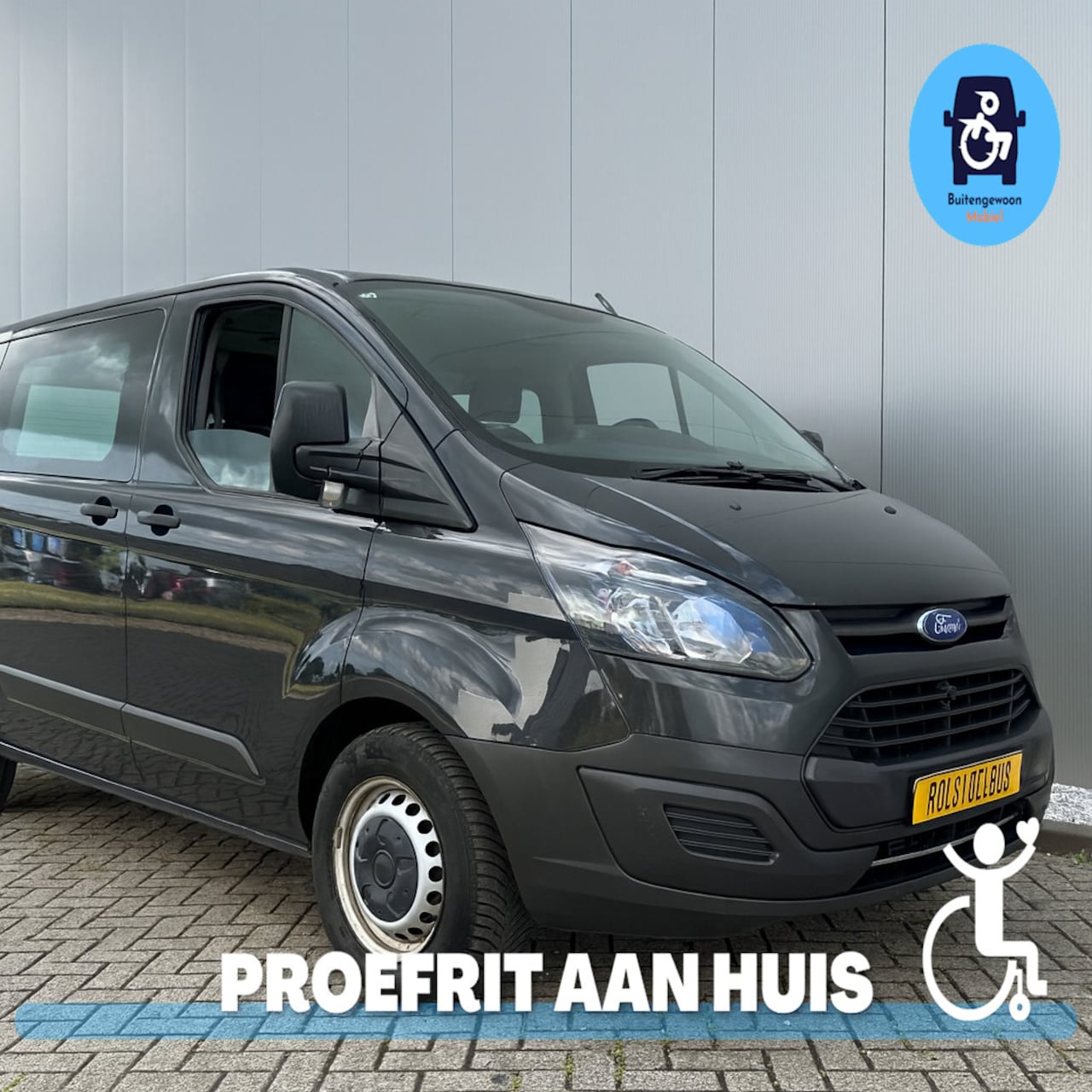 Ford Transit Custom - Rolstoelbus (2020) Airco 4 Persoons Deluxe - AutoWereld.nl