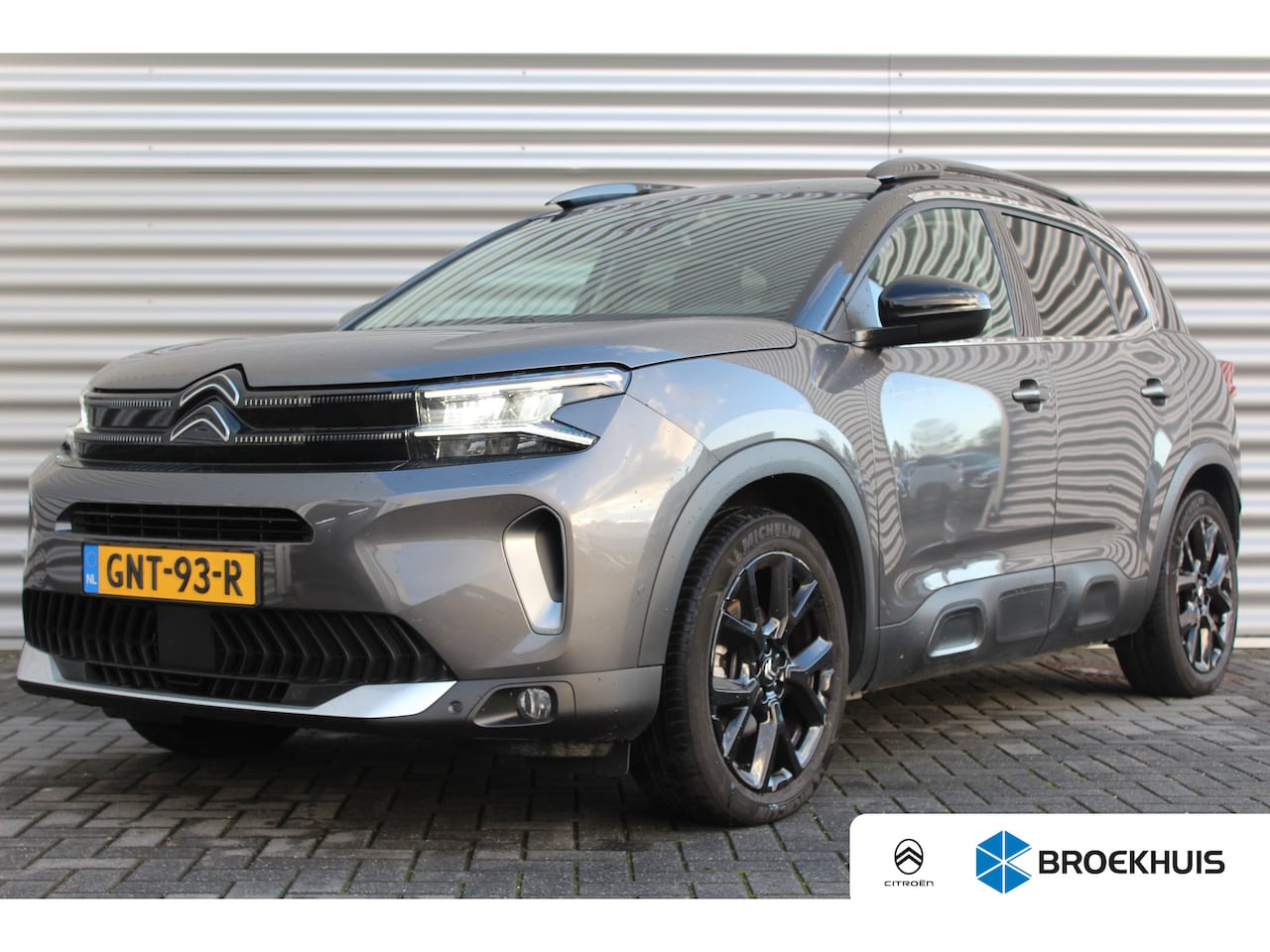 Citroën C5 Aircross - Citroën 1.2 HYBRID 136PK Ë-SERIES AUTOMAAT / NAVI / LEDER / CLIMA / LED / PDC / 19" LMV / - AutoWereld.nl