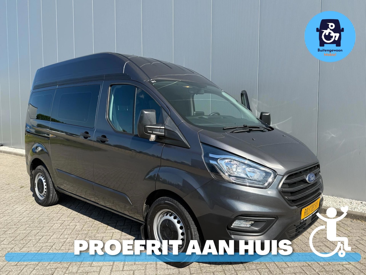 Ford Transit Custom - Rolstoelbus (2020) Zelfrijder Automaat Airco - AutoWereld.nl