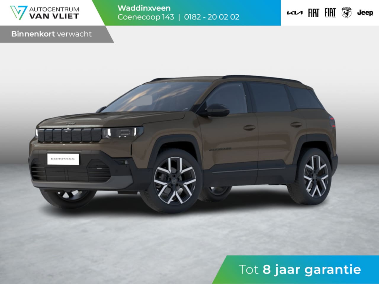 Jeep Compass - First Edition 74 kWh | Adapt. Cruise | Camera | Carplay | 20" | Elektr. A-Klep | Navi | Wi - AutoWereld.nl