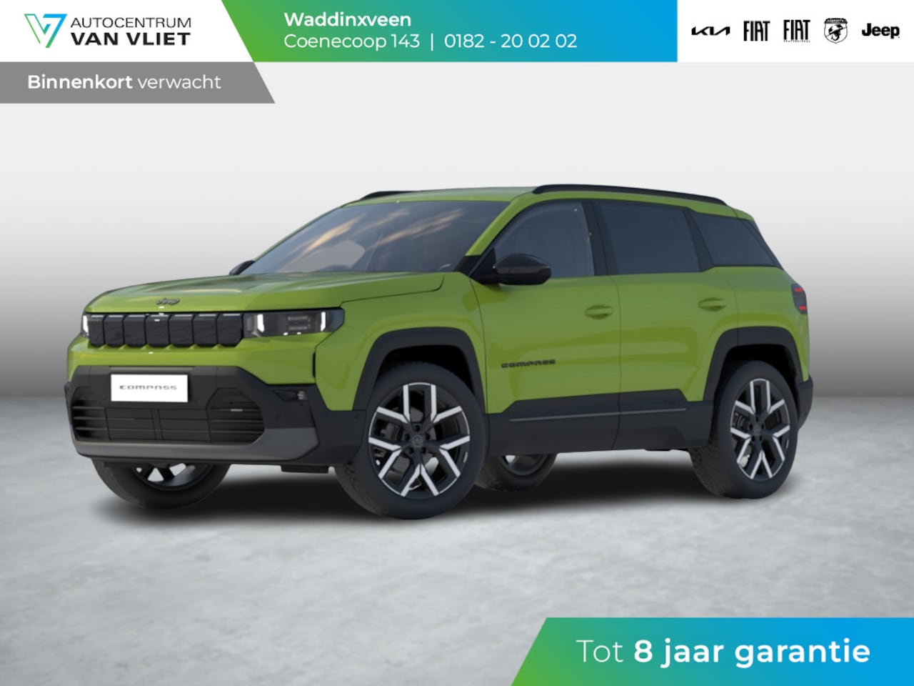 Jeep Compass - First Edition 74 kWh | Adapt. Cruise | Camera | Carplay | 20" | Elektr. A-Klep | Navi | Wi - AutoWereld.nl