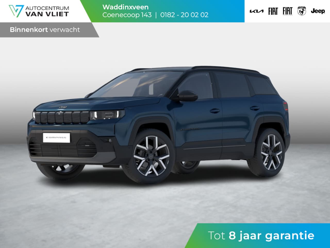Jeep Compass - First Edition 74 kWh | Adapt. Cruise | Camera | Carplay | 20" | Elektr. A-Klep | Navi | Wi - AutoWereld.nl