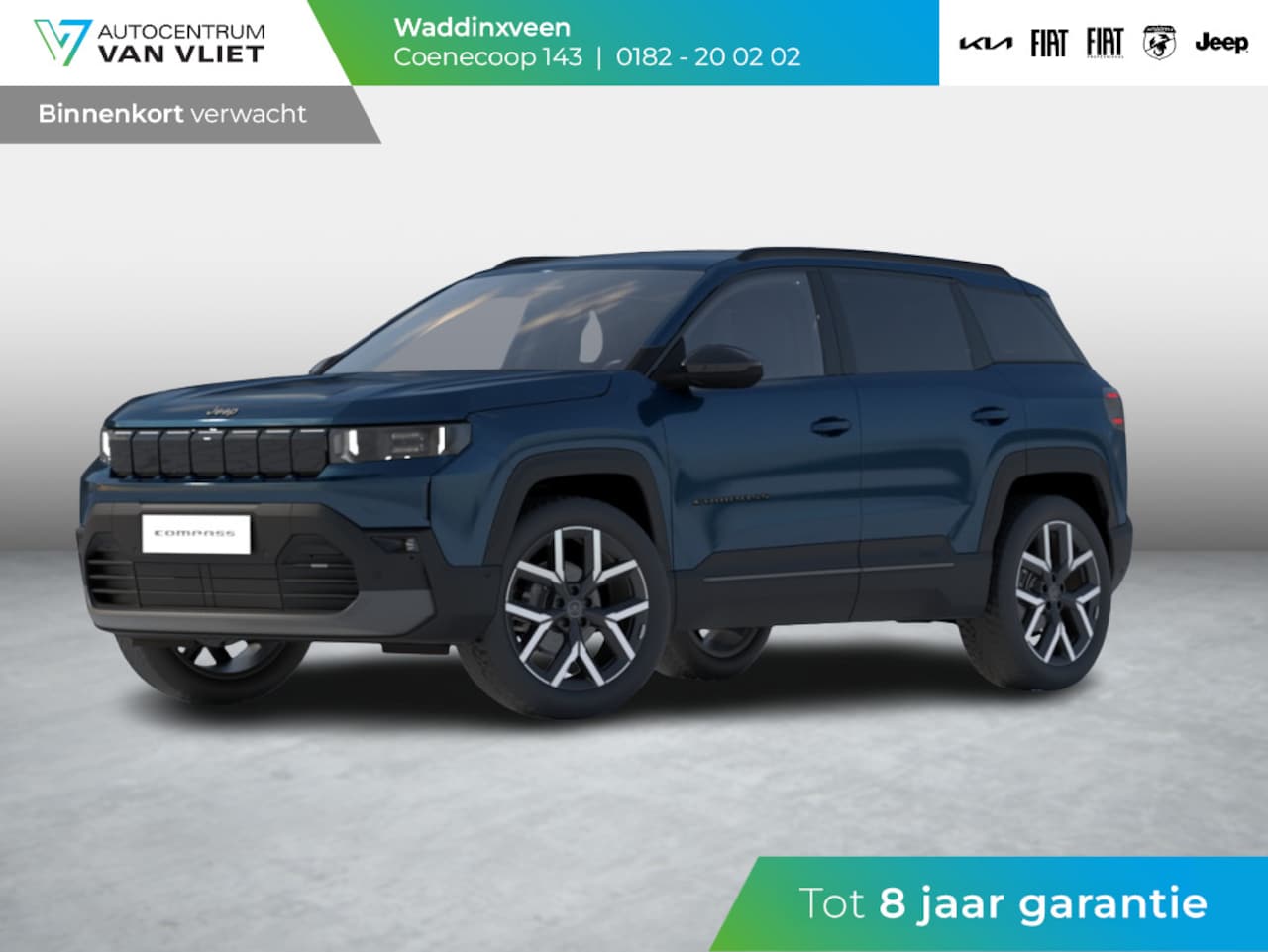 Jeep Compass - First Edition 74 kWh | Adapt. Cruise | Camera | Carplay | 20" | Elektr. A-Klep | Navi | Wi - AutoWereld.nl