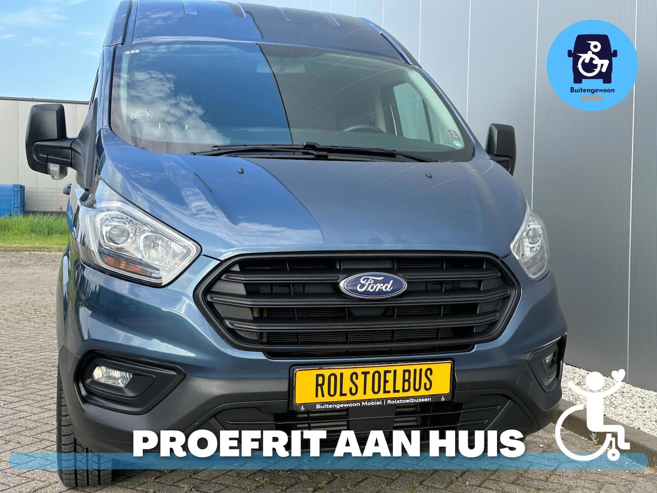 Ford Transit Custom - Automaat Rolstoelbus (2019) Airco - AutoWereld.nl