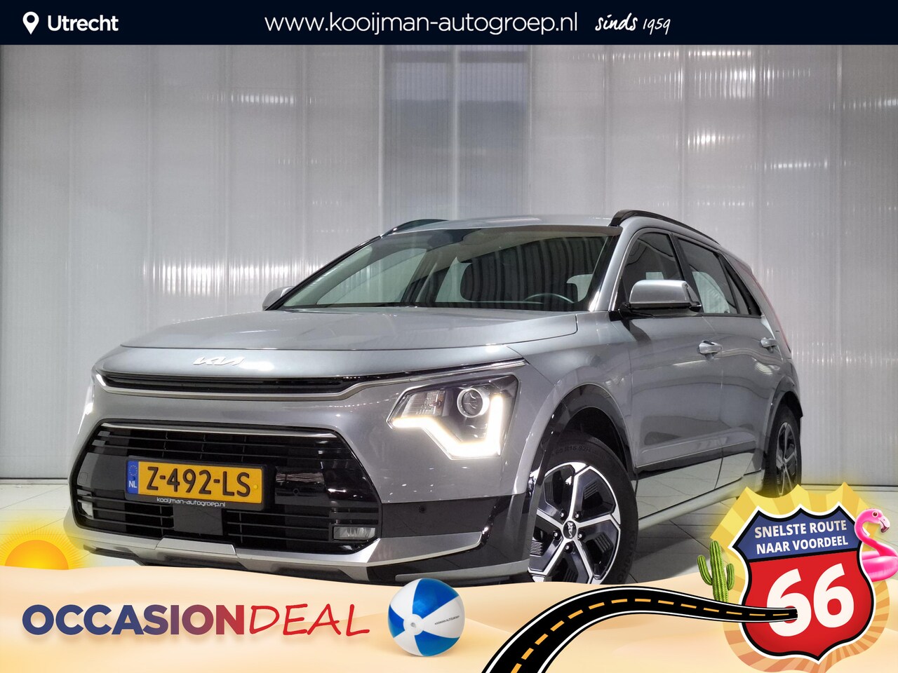 Kia Niro - 1.6 GDi Hybrid DynamicLine incl.trekhaak, 1.300 kilo trekgewicht, Apple Carplay/Android Au - AutoWereld.nl