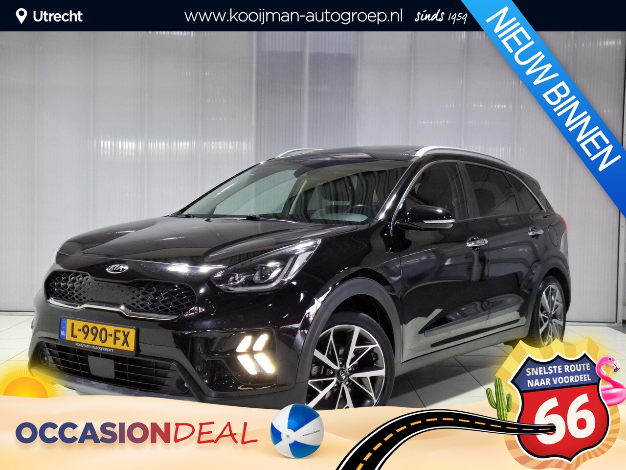 Kia Niro - 1.6 GDi Hybrid ExecutiveLine Trekhaak, Stoel en Stuur verwarming, Apple Carplay/Android Au - AutoWereld.nl