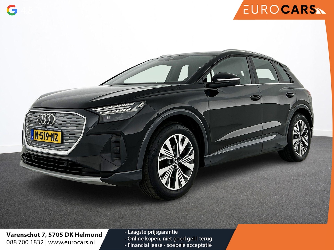 Audi Q4 e-tron - 40 Launch edition Advanced 77 kWh Navigatie Apple Carplay/Android Auto Parkeersensoren Cru - AutoWereld.nl