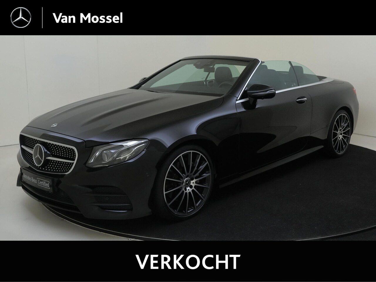 Mercedes-Benz E-klasse Cabrio - 200 Premium Plus Burmester / Memory / 360 Camera / Stoelverkoeling / Airscarf / Sfeerverli - AutoWereld.nl