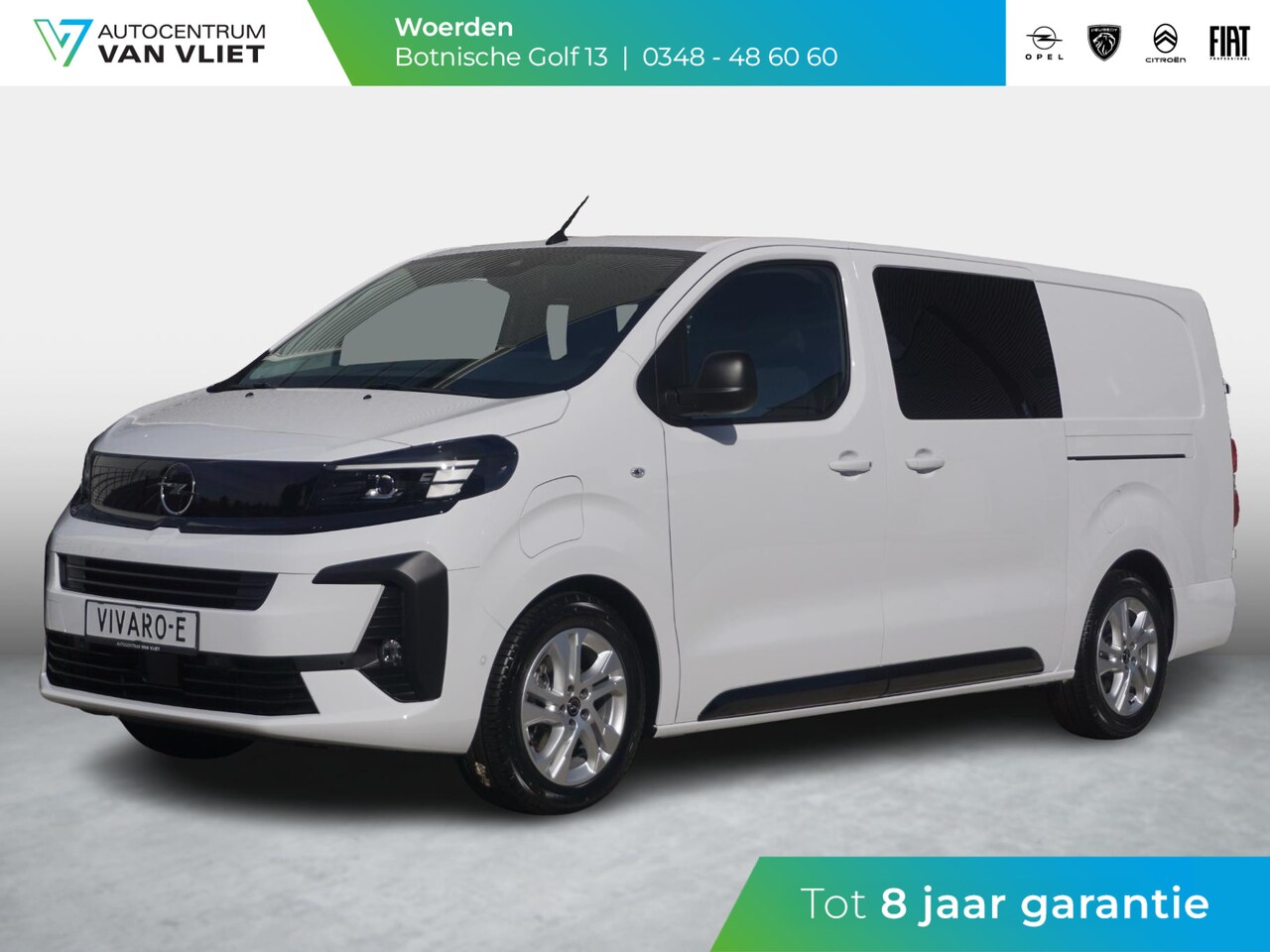 Opel Vivaro Electric - 75 kWh Dubbele Cabine | 2x schuifdeur | 8 jaar garantie | Dynamic Surround View Pakket | E - AutoWereld.nl