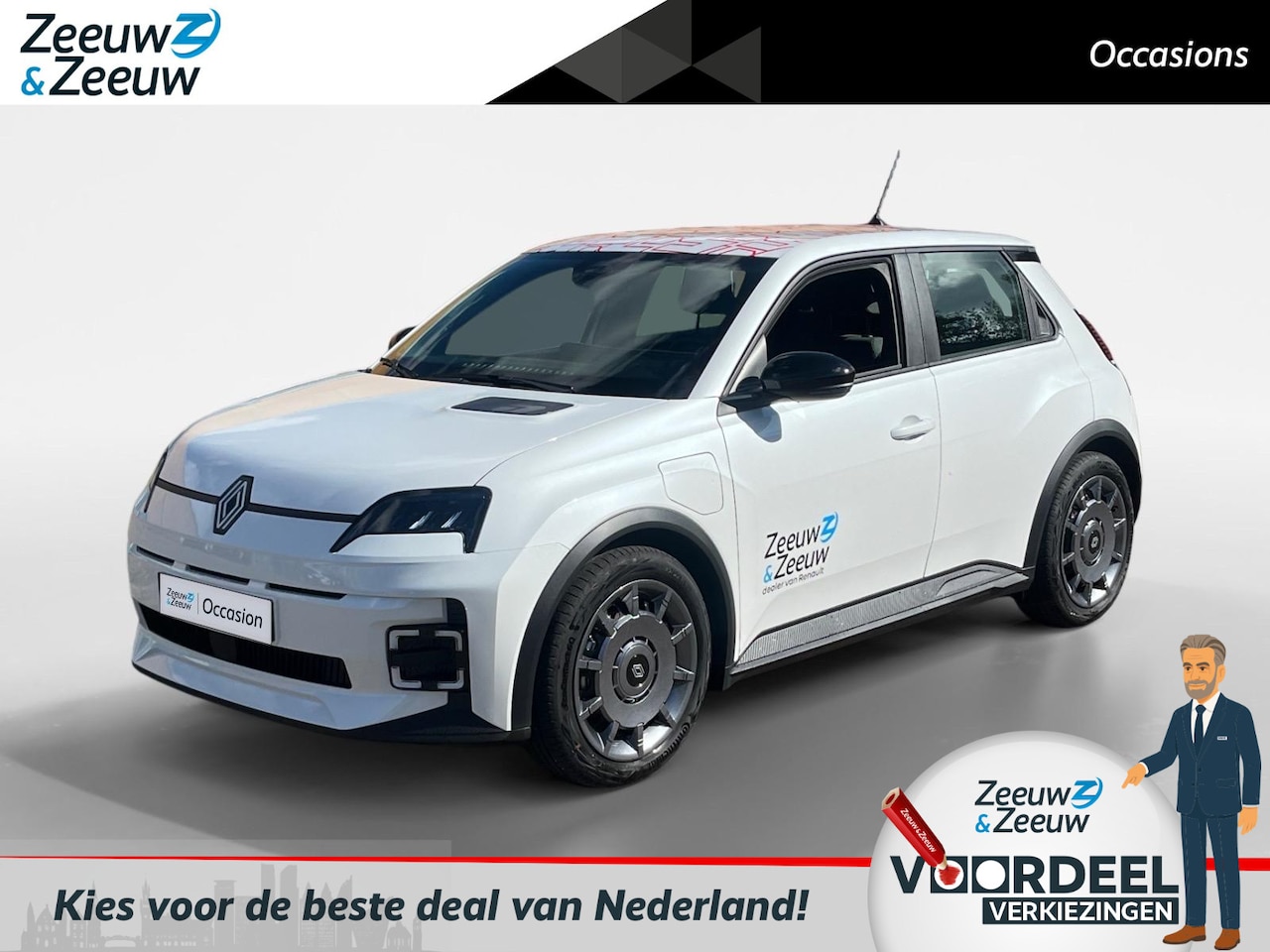 Renault 5 - urban range evolution 40 kWh | Daksticker | Clima | Carplay | Snel Leverbaar | - AutoWereld.nl