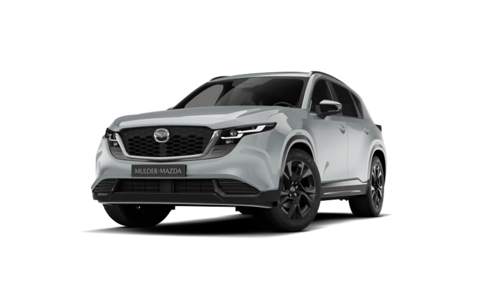 Mazda CX-5 - e-Skyactiv G 141 Homura - Zwart lederen interieur | 19-inch lichtmetalen velgen, Black | A - AutoWereld.nl