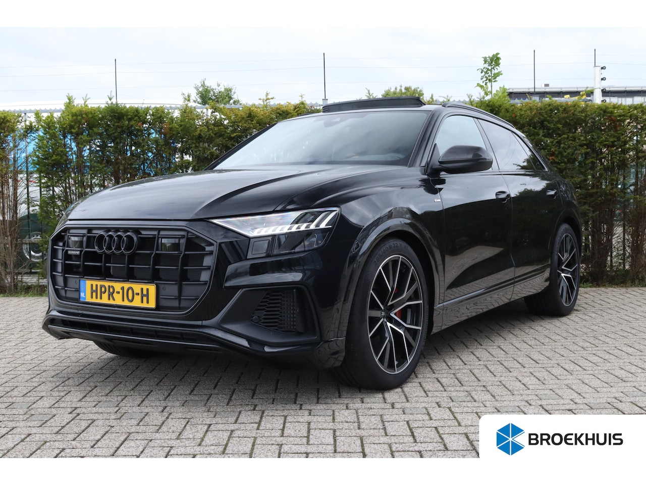 Audi Q8 - 60 TFSI e quattro Pro Line S Competition Carbon | Trekhaak | Pano | ACC | Valcona Leder | - AutoWereld.nl