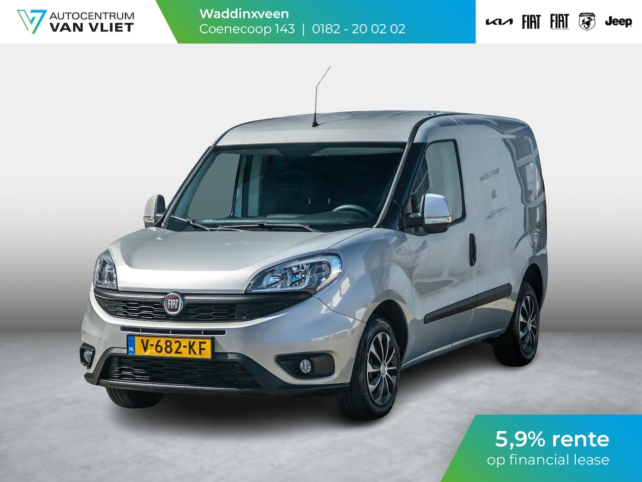 Fiat Doblò Cargo - 1.3 MJ L1H1 SX | Clima | Cruise | PDC | Schuifdeur Rechts - AutoWereld.nl