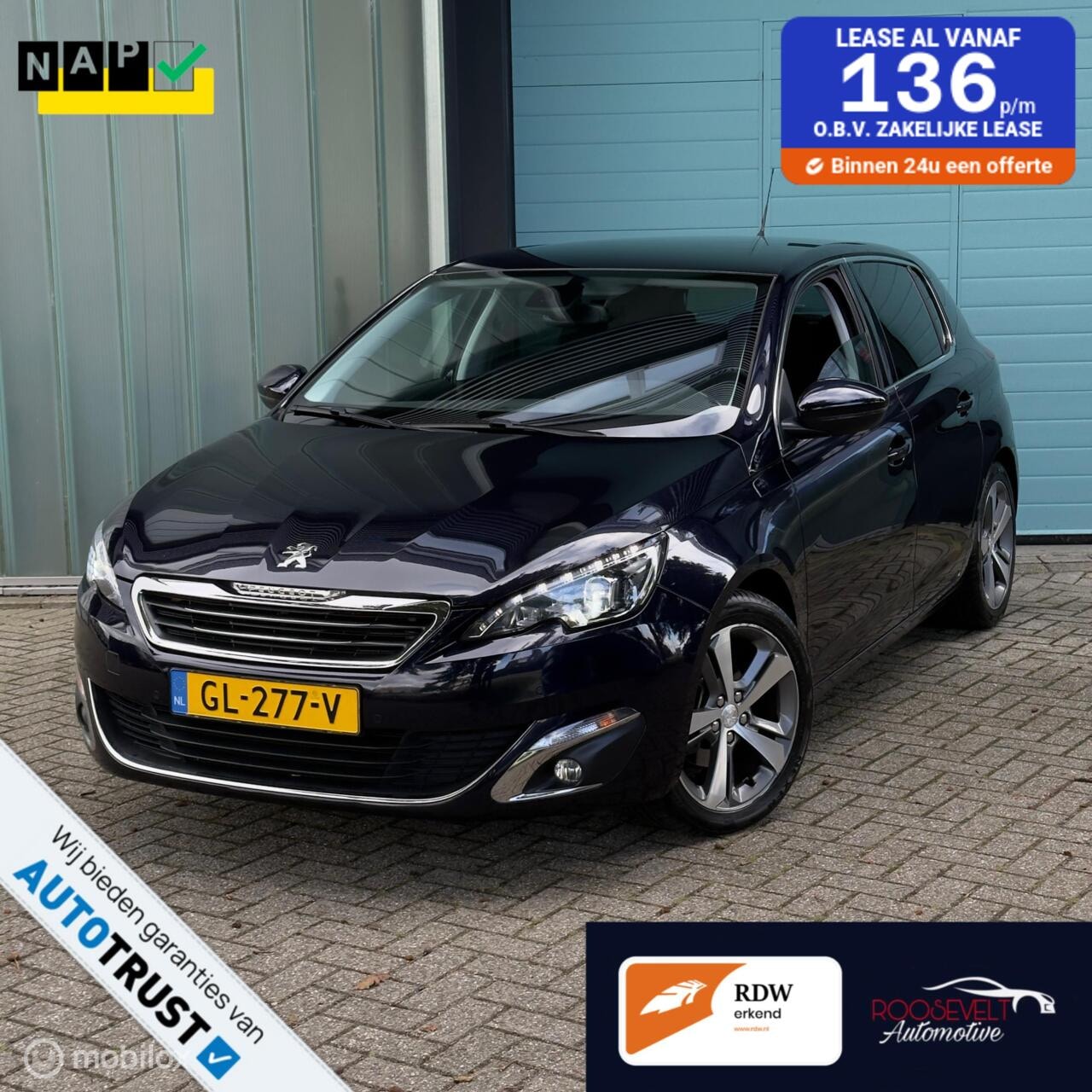 Peugeot 308 - 1.2 PureTech Allure | Automaat | NAP | Trekhaak - AutoWereld.nl