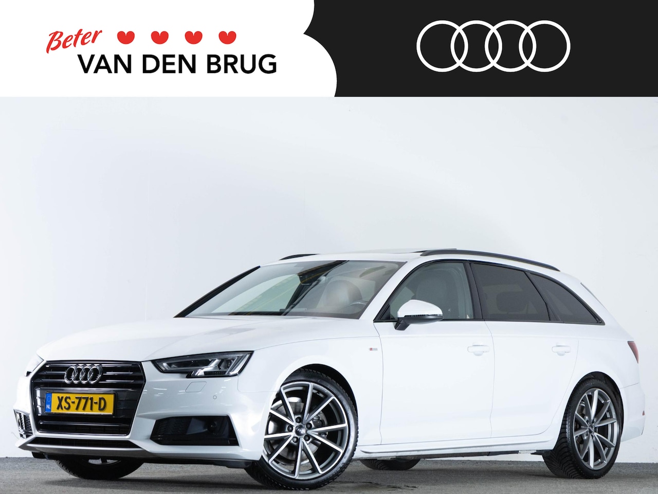 Audi A4 Avant - S-Line 2.0 TFSI 190 PK | LED | Panoramadak | Trekhaak | Adaptieve Cruise Control | Achteru - AutoWereld.nl