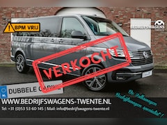 Volkswagen Transporter Caravelle - T6.1 2.0 TDI 204 PK DSG L2H1 A-Deuren DUB/CAB ACC | LED | Leder | Apple Carplay/ Android A