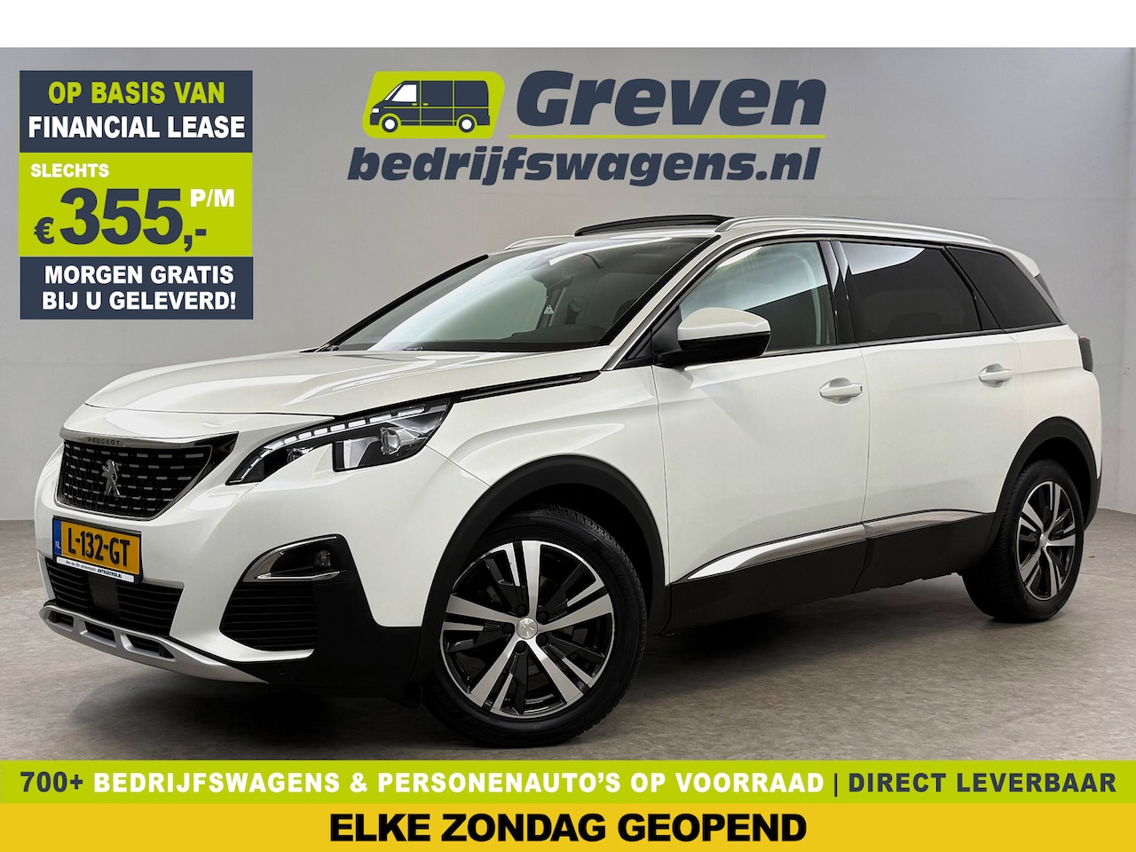 Peugeot 5008 - 1.2 PureTech Crossway | 7p | Pano | Sfeerverl. | 360° | Virtual | Carplay | Cruise | NAP - AutoWereld.nl