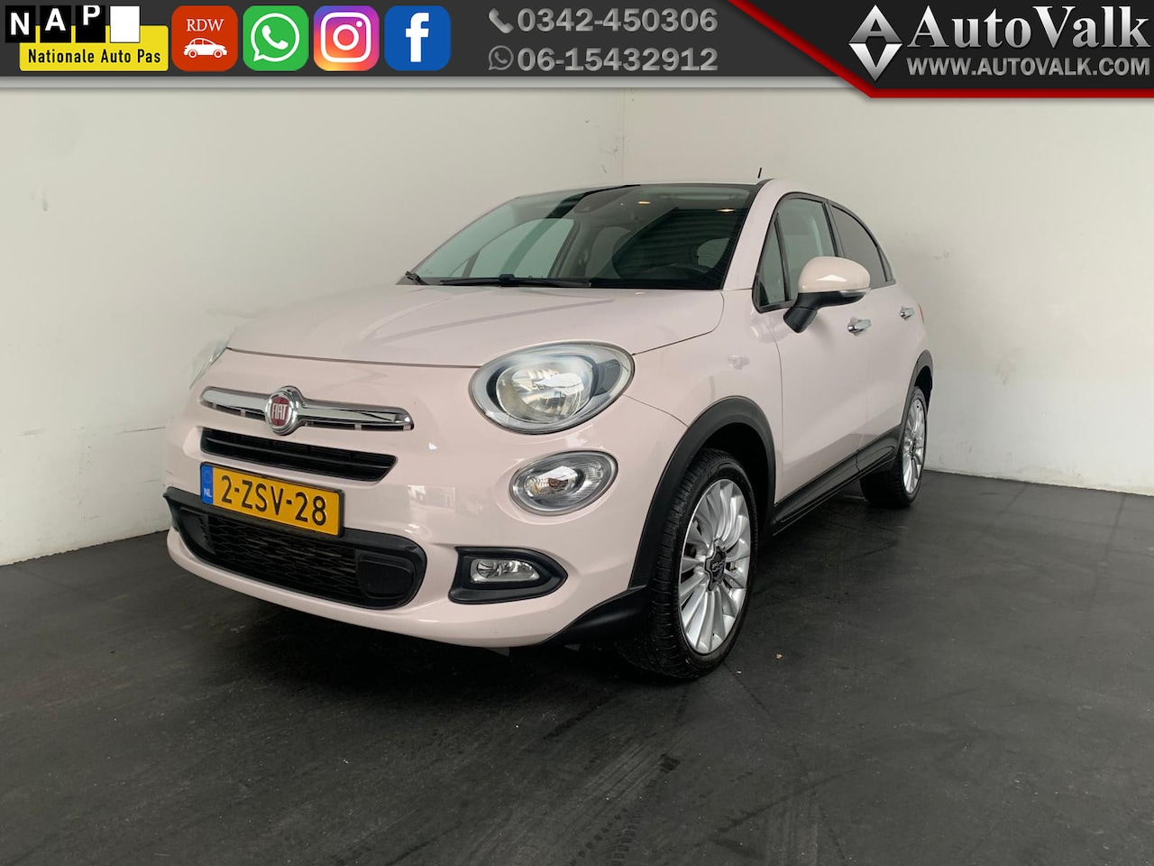 Fiat 500 X - 1.4 Turbo MultiAir PopStar. Clima! - AutoWereld.nl