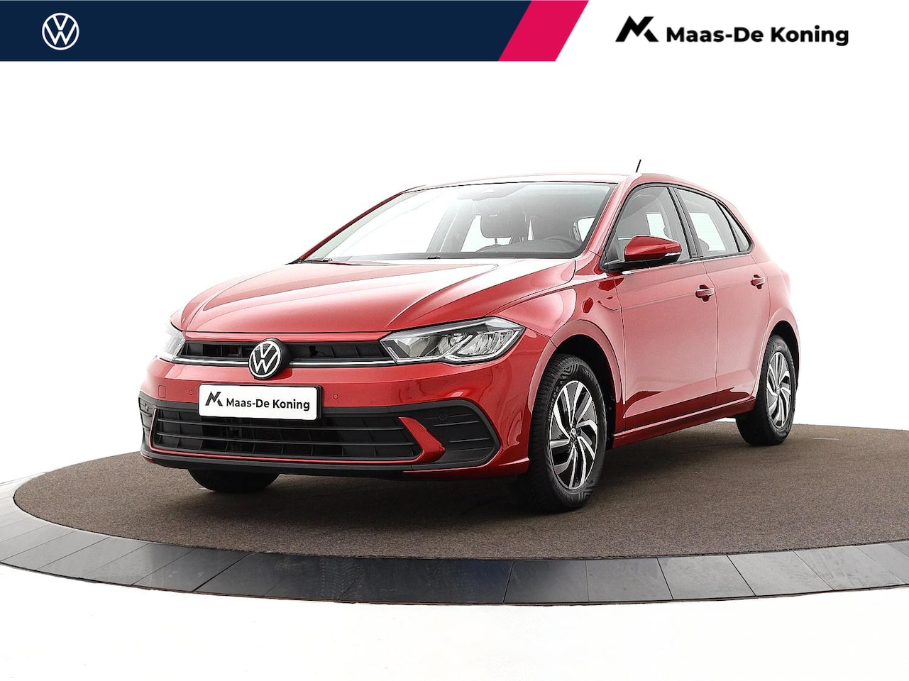 Volkswagen Polo - 1.0 TSI 95pk Life · Apple/Android Car Play · P-Sensoren · Airco · DAB · ACC · 15'' Inch · - AutoWereld.nl