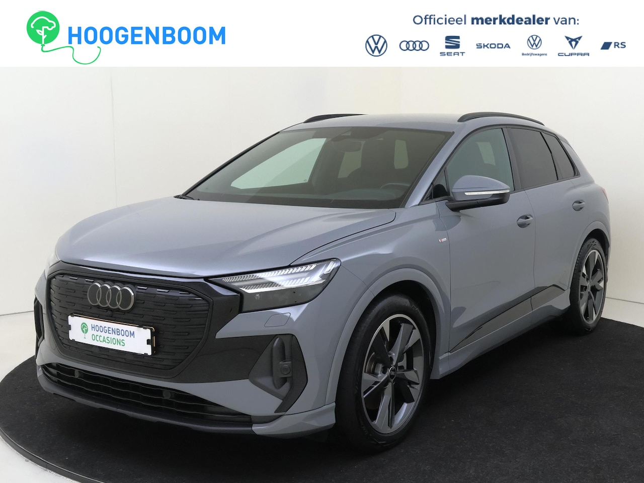 Audi Q4 e-tron - 50 quattro Launch edition S Competition 77 kWh | Trekhaak | Head-up display | Stoel- en st - AutoWereld.nl