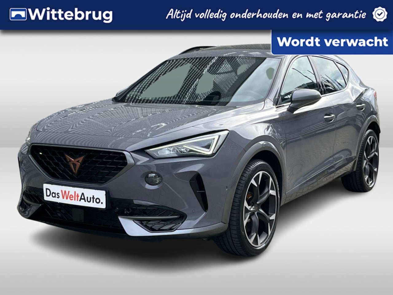 CUPRA Formentor - 1.4 e-Hybrid VZ Black Edition / Panoramadak / Navigatie / Supersportstuur / Leer / 19" LMV - AutoWereld.nl