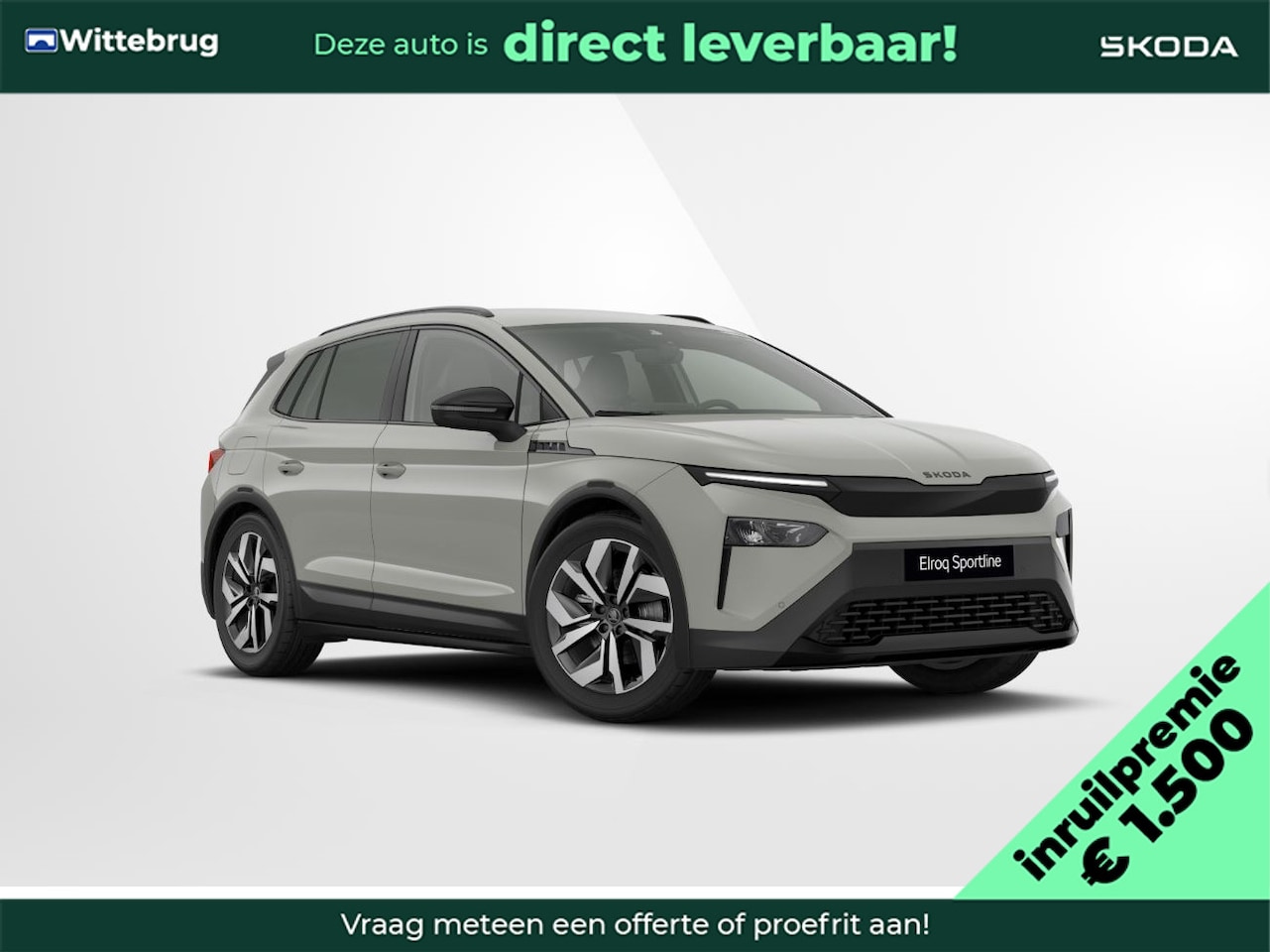 Skoda Elroq - 60 Sportline / Trekhaak / €1500 inruilpremie - AutoWereld.nl