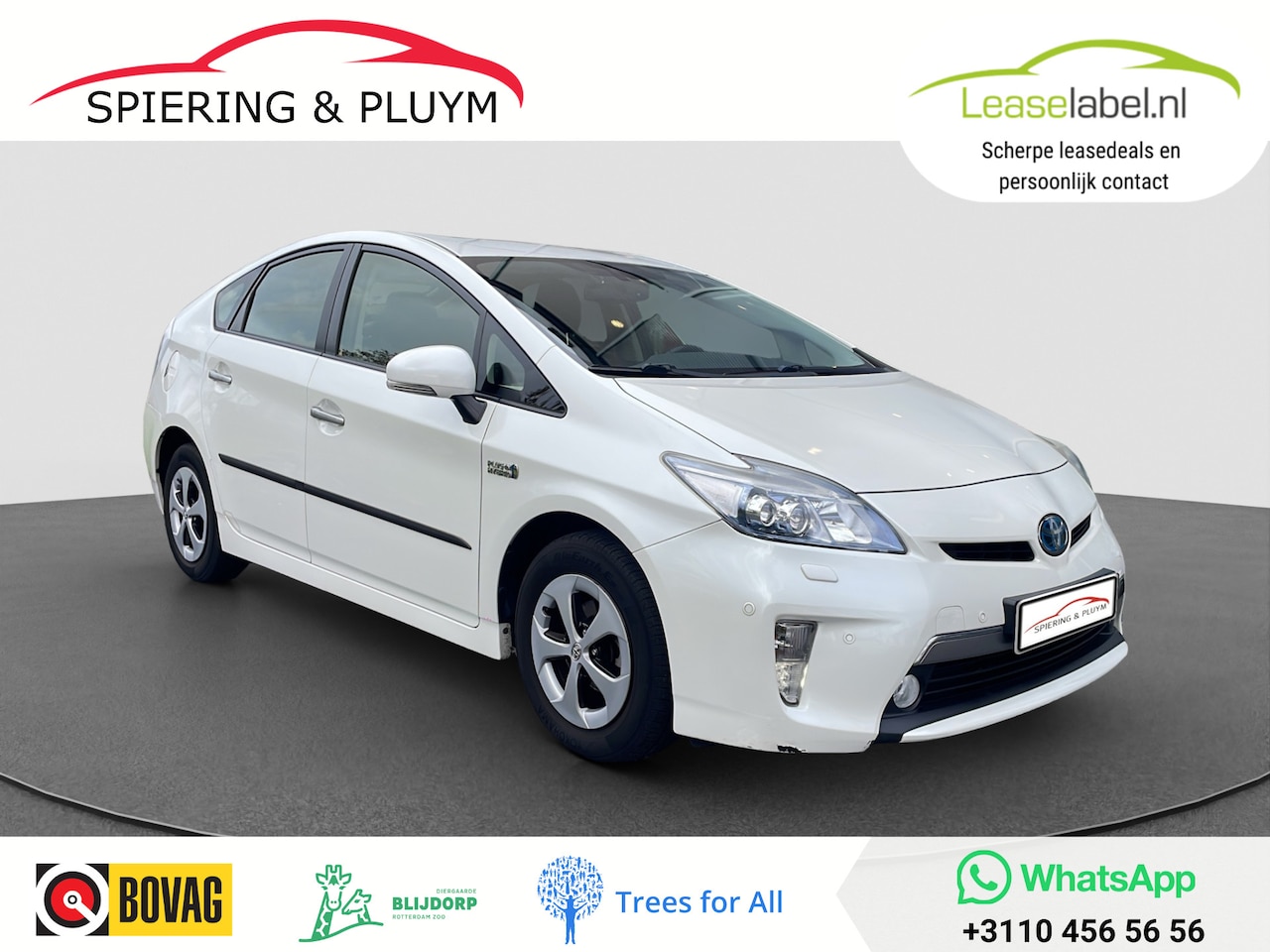 Toyota Prius - 1.8 Plug-in Executive Business Dealer onderhouden | Camera | HUD | Leder | Trekhaak - AutoWereld.nl
