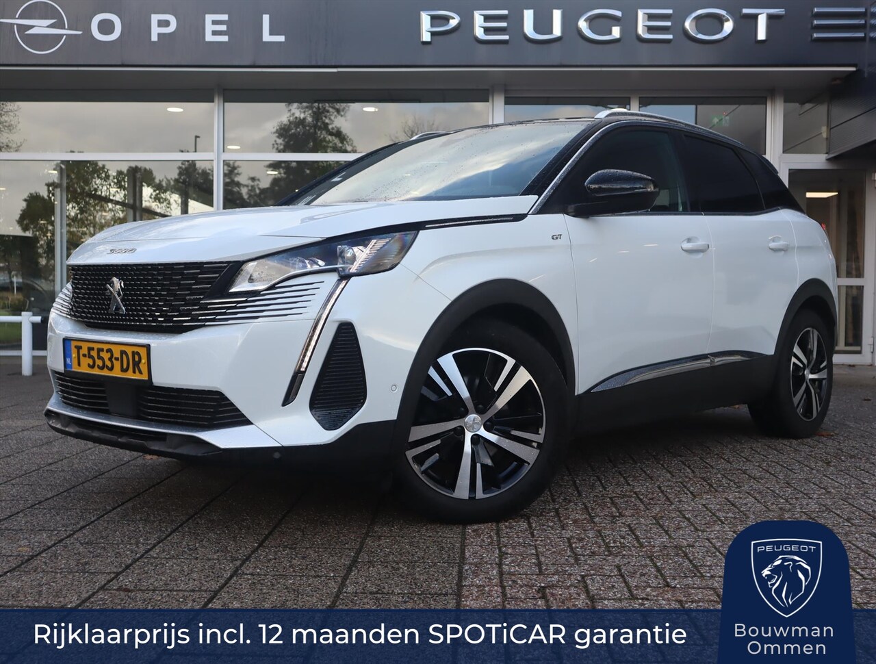 Peugeot 3008 - SUV GT PureTech 130pk S&S EAT8 automaat, Rijklaarprijs, Navigatie Camera Adaptieve cruise - AutoWereld.nl