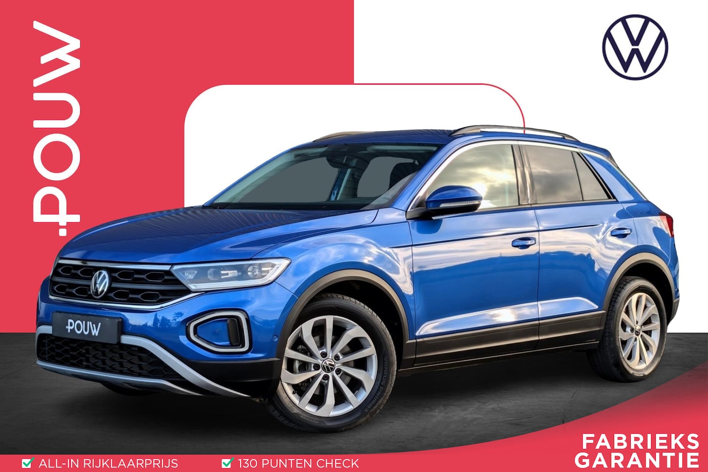 Volkswagen T-Roc - 1.0 TSI 110pk Life | App Connect | IQ Light | Adaptive Cruise - AutoWereld.nl