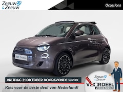 Fiat 500 C - La Prima 42 kWh * 500e * Camera * Carplay * Navigatie * LM Velgen 17" * Leder * Cruise Con