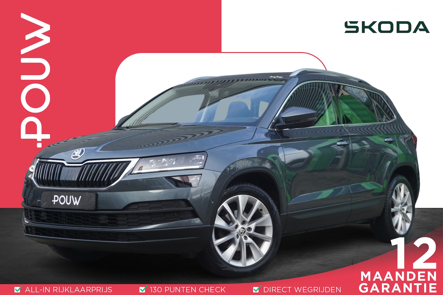 Skoda Karoq - 1.5 TSI 150pk DSG ACT Business Edition Plus | Trekhaak | Navigatie | Stoel/stuur Verwarmin - AutoWereld.nl