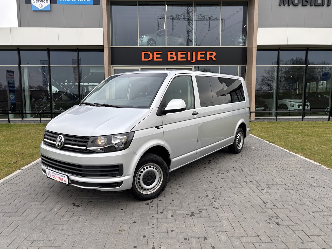 Volkswagen Transporter Kombi - L2 150pk 9pers. incl. Btw Euro6 Navi I Airco I Cruise - AutoWereld.nl