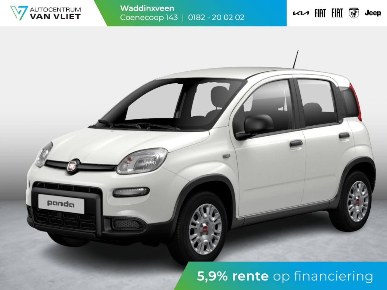 Fiat Panda - Hybrid Urban | Airco | Bluetooth | Uit voorraad leverbaar ! - AutoWereld.nl