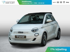 Fiat 500e - 42 kWh Cabrio | Uit voorraad leverbaar | 17% Bijtelling | Pack Style