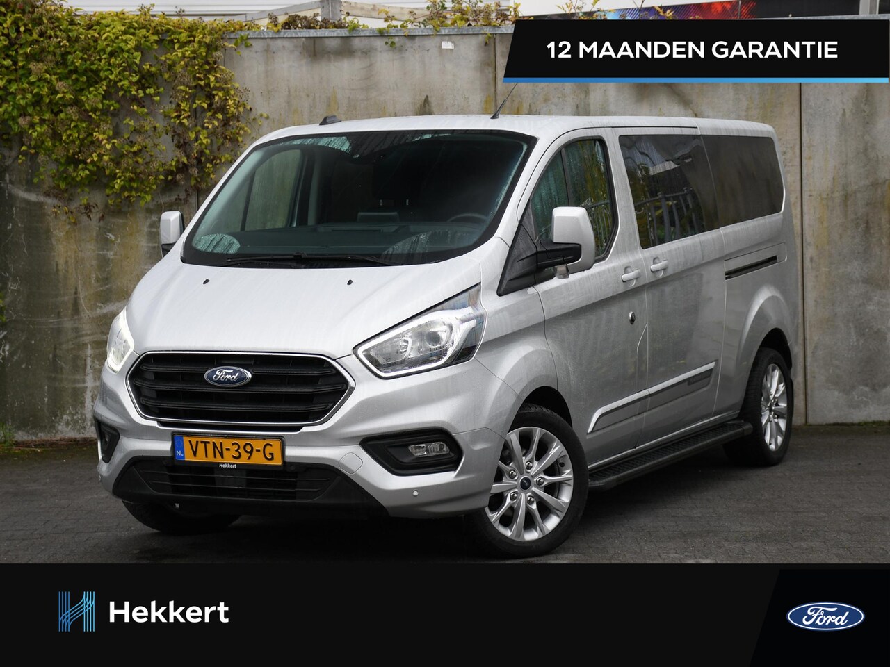 Ford Transit Custom - DC L2H1 320 Platinum Edition 2.0 TDCI 130pk Automaat DODE HOEK | CRUISE.C | LEDER | 16''LM - AutoWereld.nl