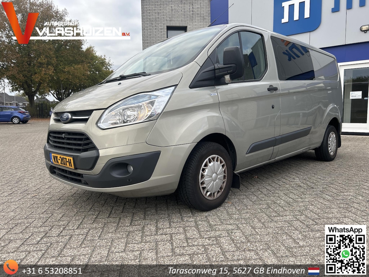 Ford Transit Custom - 290 2.2 TDCI L2H1 Trend DC € 7.950 NETTO | CRUISE | AIRCO | TREKHAAK | - AutoWereld.nl