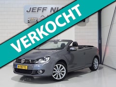 Volkswagen Golf Cabriolet - 1.4 TSI DSG Highline "Automaat" Xenon-LED Apple-Carplay Leer Stoelverwarming Camera Trekha
