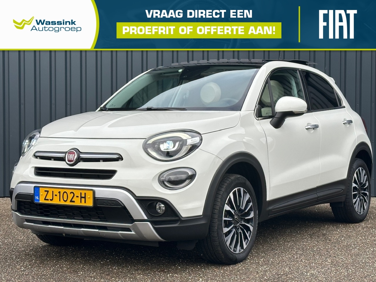 Fiat 500 X - 1.3 GSE 150pk DCT City Cross Automaat I Schuif/kanteldak I Trekhaak 1450KG I Navigatie I K - AutoWereld.nl