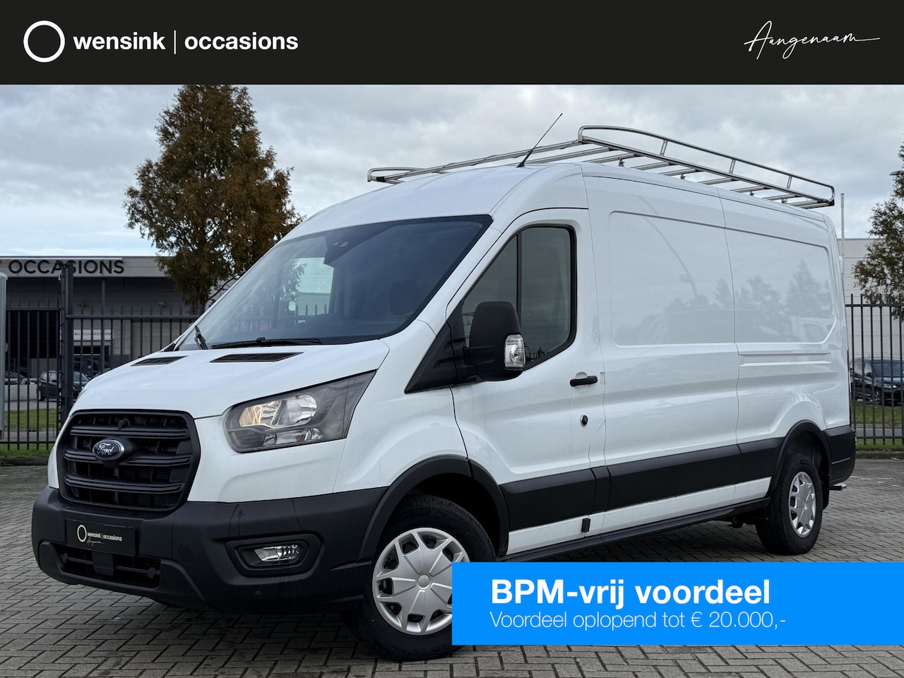 Ford Transit - 330 2.0 L3 H3 | TREND | 130 PK FWD | IMPERIAAL | LADDER OP ACHTERDEUREN | BETIMMERDE LAADR - AutoWereld.nl