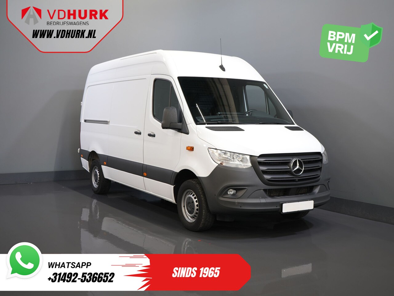 Mercedes-Benz Sprinter - 317 CDI Aut. L2H2 BPM VRIJ! Carplay/ Gev.Stoel/ 270 Gr.Deuren/ Stoelverw./ Navi/ Camera/ P - AutoWereld.nl