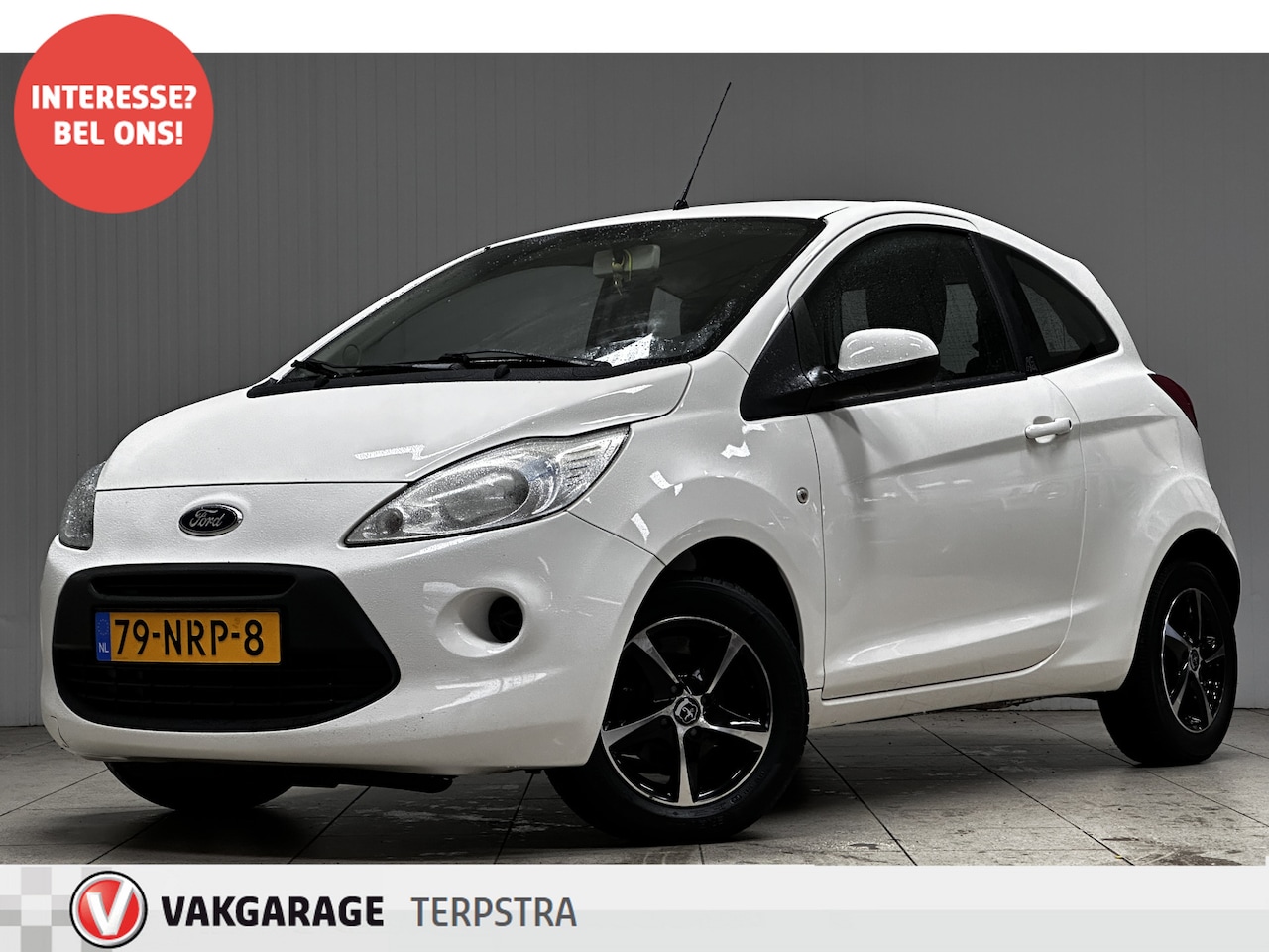 Ford Ka - 1.2 Cool&Sound /D-Riem Verv. 198.000KM! /Airco /14"LMV /Elek. pakket /C.V. Afstand /Radio- - AutoWereld.nl