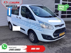 Ford Transit Custom - 2.2 TDCI Trend DC Dubbel Cabine EXPORT 6 Pers./ Navi/ Camera/ Cruise/ Airco / PDC V+A/ Tre