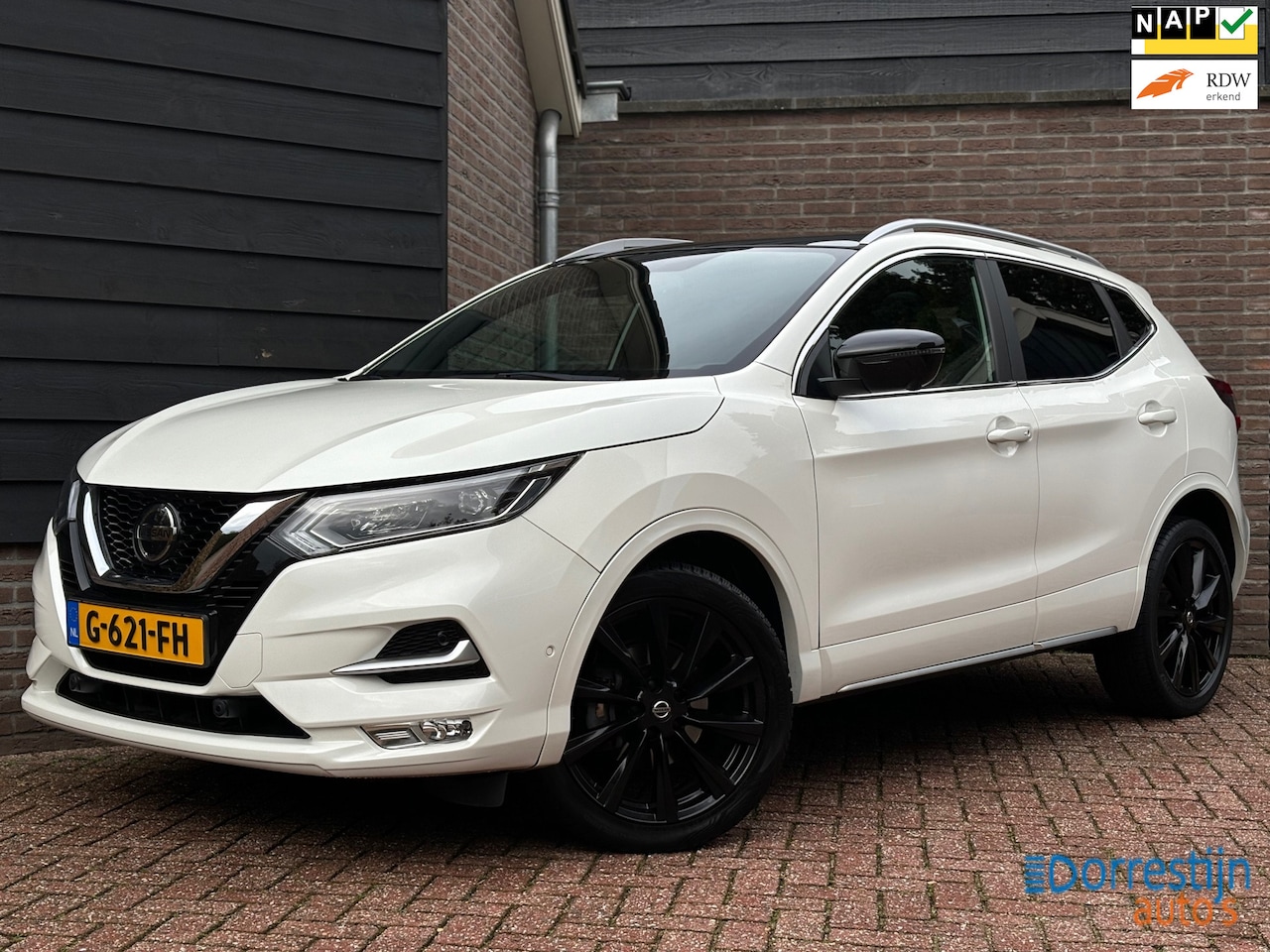 Nissan Qashqai - 1.3 DIG-T Tekna + | Automaat | CarPlay | Leder | 360cam | ACC | NAP - AutoWereld.nl