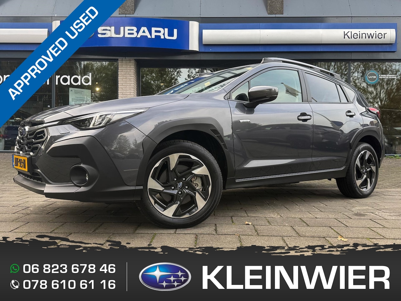 Subaru Crosstrek - 2.0i Hybrid 136PK CVT AWD Luxury | Magnetite Gray | Grootscherm | 8 jaar fabrieksgarantie - AutoWereld.nl