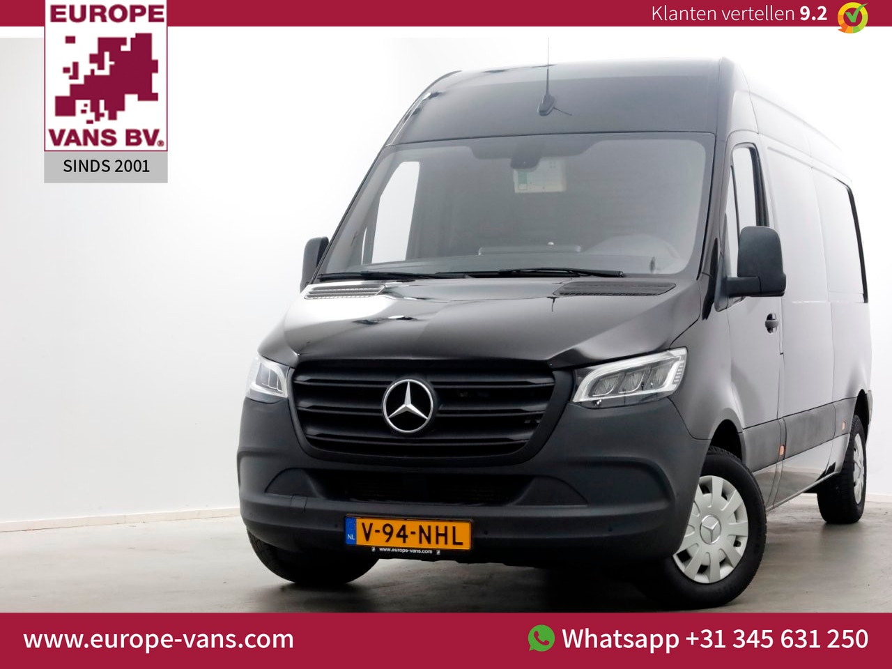Mercedes-Benz Sprinter - 314 CDI 143PK 9G Automaat L2H2 LED/Airco/Camera 06-2021 - AutoWereld.nl