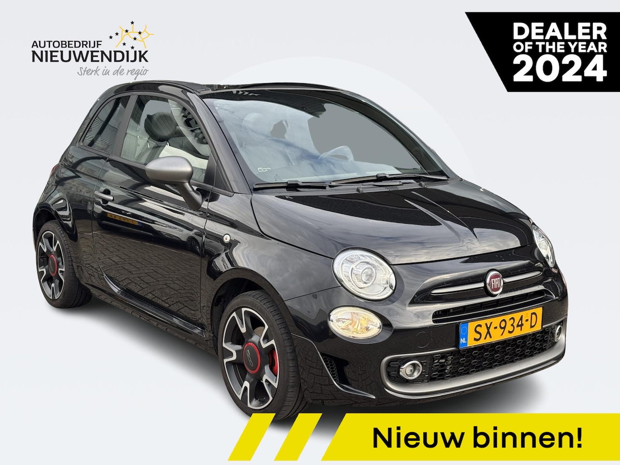 Fiat 500 - 0.9 TwinAir Turbo Sport CABRIO / NAVIGATIE / CRUISE CONTROL / - AutoWereld.nl