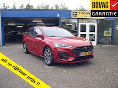 Ford Focus Wagon - Ecoboost Hybrid 125Pk ST-LINE Nav Ecc 18''Lmv Winterpack B&O Camera Pdc 20085 Km Rijklaarp