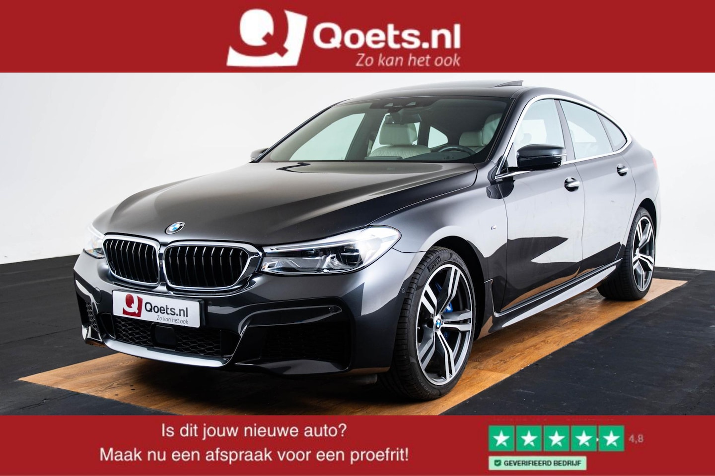 BMW 6-serie Gran Turismo - 630d High Executive M Sport - Panoramadak - Comfort Access - Soft close - Parking/Driving - AutoWereld.nl