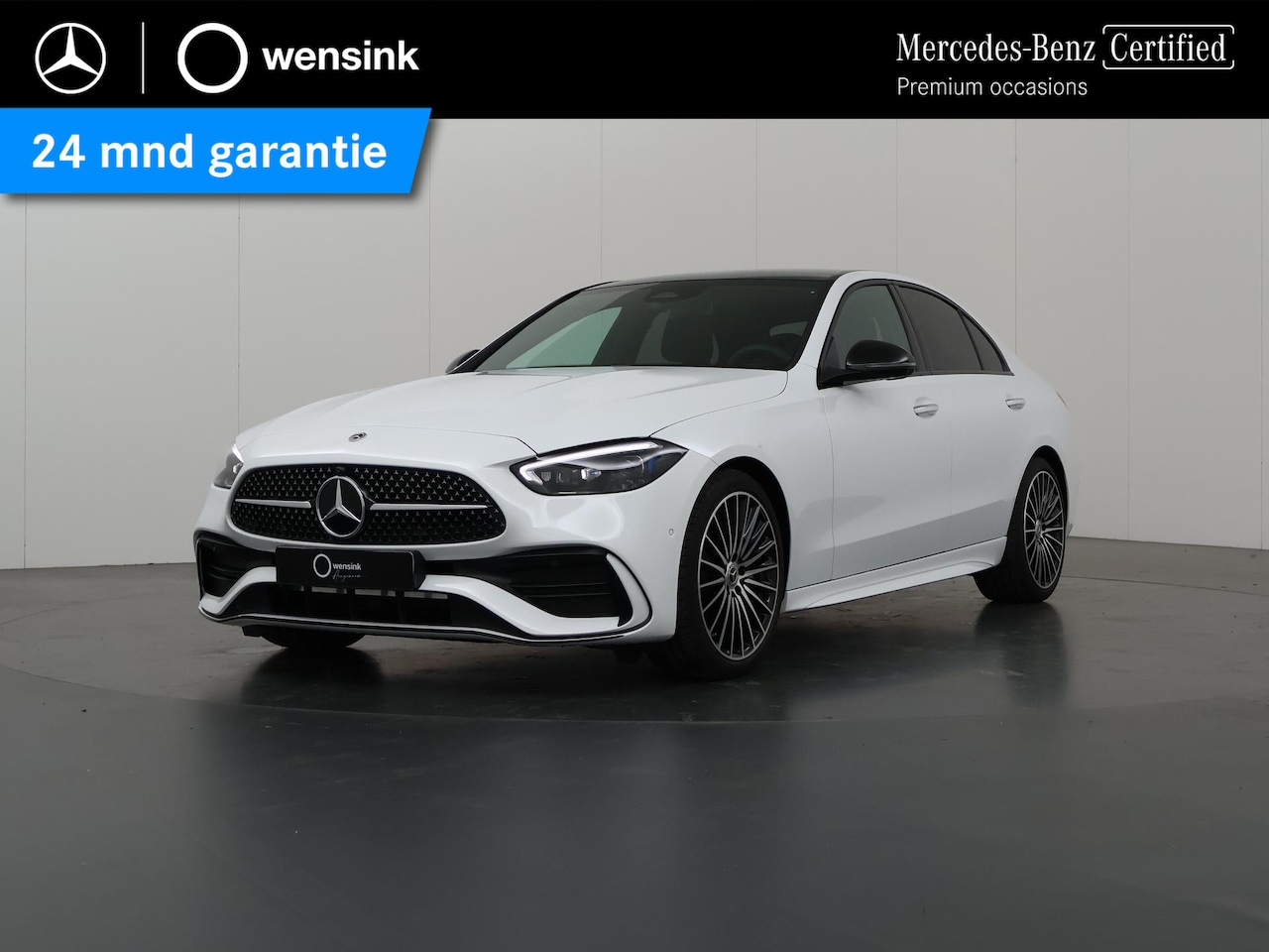 Mercedes-Benz C-klasse - 180 Star Edition AMG LINE | Night pakket | Panorama schuifdak | 360 camera | Apple carplay - AutoWereld.nl